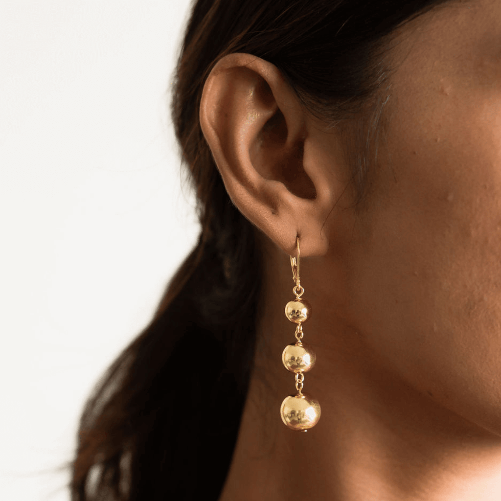 Extended Veena drops by Stoned Jewelry