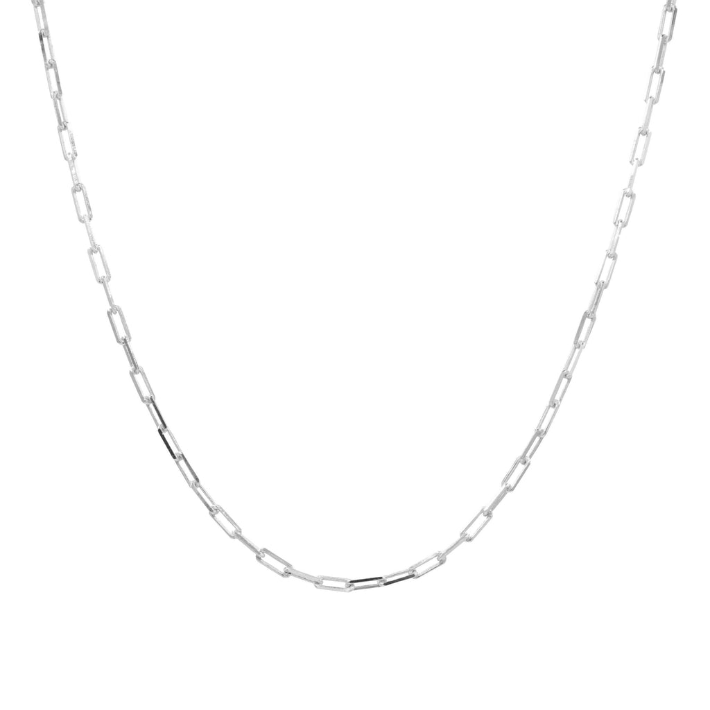 Rhodium plated sterling silver 